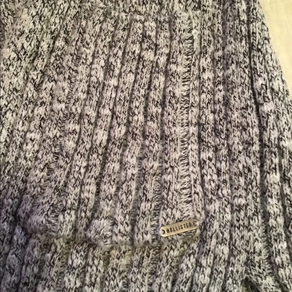 HOLLISTER black & white long unstructured cardigan. - Picture 9 of 10